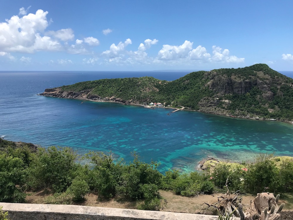 view of the bay of les saintes